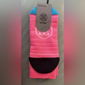 G/FORE Pink and Black Socks